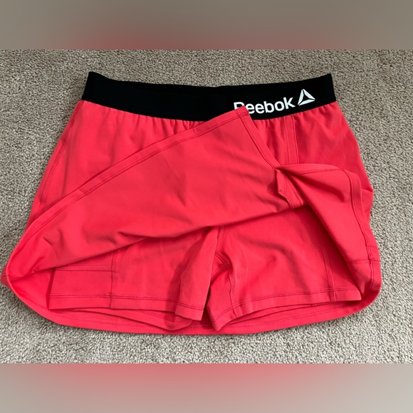 Reebok brand athletic skort, size Small, red/black - Picture 2 of 4